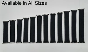 Genuine Apple Watch Braided Solo Loop Band Strap MIDNIGHT 49mm 46mm 45mm - NEW - Zdjęcie 1 z 20