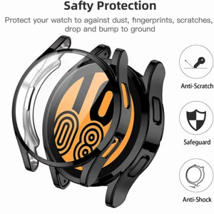 For Samsung Galaxy Watch 7 6 5 4 44/40mm TPU Bumper Screen Protector Shell Case - Picture 1 of 16