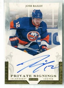 2010-11 Panini suite de lujo firmas privadas Josh Bailey auto isleños - Imagen 1 de 1