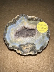 Arkansas 3” Amethyst Quartz Blue Green Crystal Stone Beautiful!!! - Picture 1 of 3