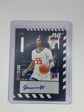 2023-24 Leaf Ink Skyy Clark White Parallel Auto #BA-SC1 - Louisville Cardinals