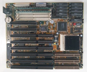 Shuttle HOT-419 Socket 3 Motherboard + Intel 486DX2-66 + 2x16Mb FPM RAM - Picture 1 of 13