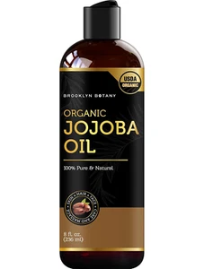 Hidratante De Aceite De Jojoba 100% Puro Para Rostro Cuerpo Y Cabello 8 fl. oz - Imagen 1 de 12