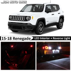 13x Red Interior Reverse LED Lights Bulb Package Fits JEEP Renegade 2015-2017 - Picture 1 of 12