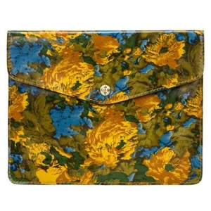 Patricia Nash Wildflower Print Midi Leather iPad Case 10.25" W x 8.125" H NWT - Picture 1 of 3