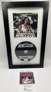 DD OSAMA SIGNED HERE 2 STAY CD - JSA COA in FRAME! - Picture 1 of 3