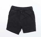 Nutmeg Boys Grey Cotton Sweat Shorts Size 3-4 Years Regular Drawstring