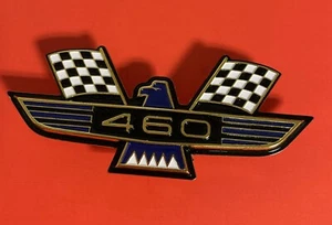 460 Eagle Bird Fender Emblems -blue/gold - Picture 1 of 2