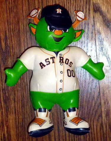 MLB Baseball Promo Houston Astros Orbit Vinyl Plush 8" Character Figure Mascot Cover