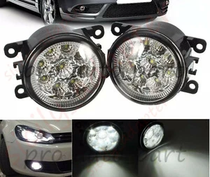 Pair LED Fog Light Lamp For Ford Explorer 2011 2012 2013 2014 15 With LED Bulbs - Picture 1 of 8