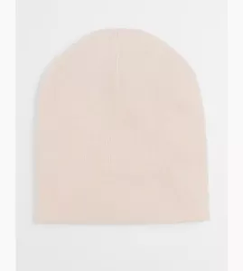 NWT H&M Fine-knit Wool Beanie Hat in Light Powder Pink Size 7/12 (8-11Y) - Picture 1 of 5