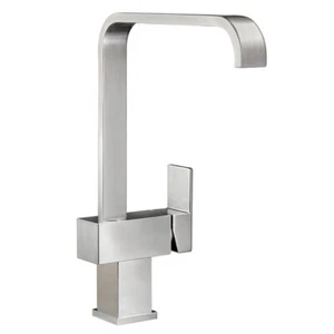 Cookology ELBA/BRSH Elba Kitchen Mixer Tap - Brushed - Picture 1 of 2