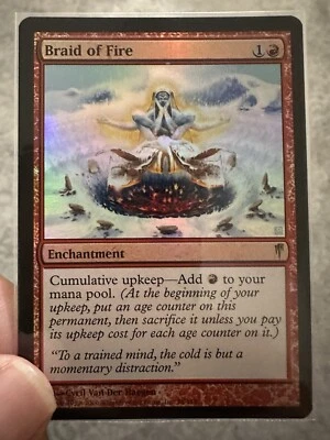 Magic the Gathering- MTG - Braid of Fire - Coldsnap - 2006 - Foil - EDH - Image 1 of 2