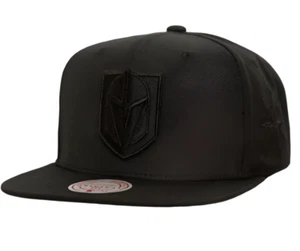 Mitchell & Ness Black Vegas Golden Knights Pearl Snapback Hat - Picture 1 of 5