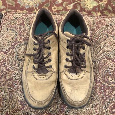 Rockport 皮革牛津世界巡回赛经典舒适休闲步行 10.5 码 — 第 1/4 张图片
