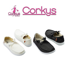 Corkys Womens Kayak Casual Slip On Sneakers
