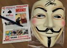 Autographe de David Loyd masque Guy Fawks V pour Vendetta 