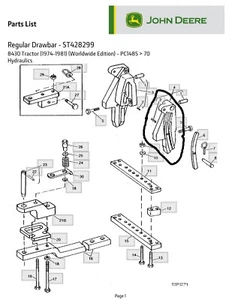 John Deere Sway Block (AR80777) R57277 AR69149 passt 4640,4840,8430,8630 - Bild 1 von 4