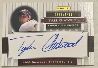 2008 Razor Signature Series - #164 Tyler Chatwood /1499 (AU, RC) - Image 1 of 2