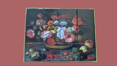 Rompecabezas Pomegranate Kids 3D 12 bloques 6 imágenes 'Bodegones holandeses' AGOTADO Foto 1 de 4