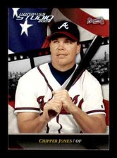 2002 Donruss Studio # 2 Chipper Jones Card (B60) Atlanta Braves