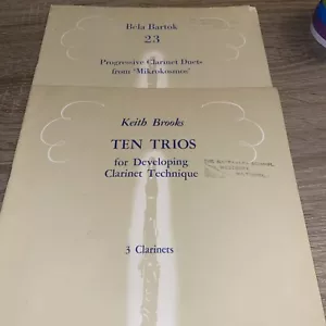 Bela Bartok and Keith Brooks - Trios and Duets for Clarinet - Picture 1 of 6