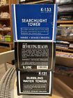 Lot Of THREE TOWERS K-line Lionel Trains Water Tower, Search Light, Beacon