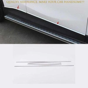 For Mazda CX-5 2013-15 Chrome Steel Side Door Body Guard Molding Strip Trim 4PCS - Picture 1 of 1