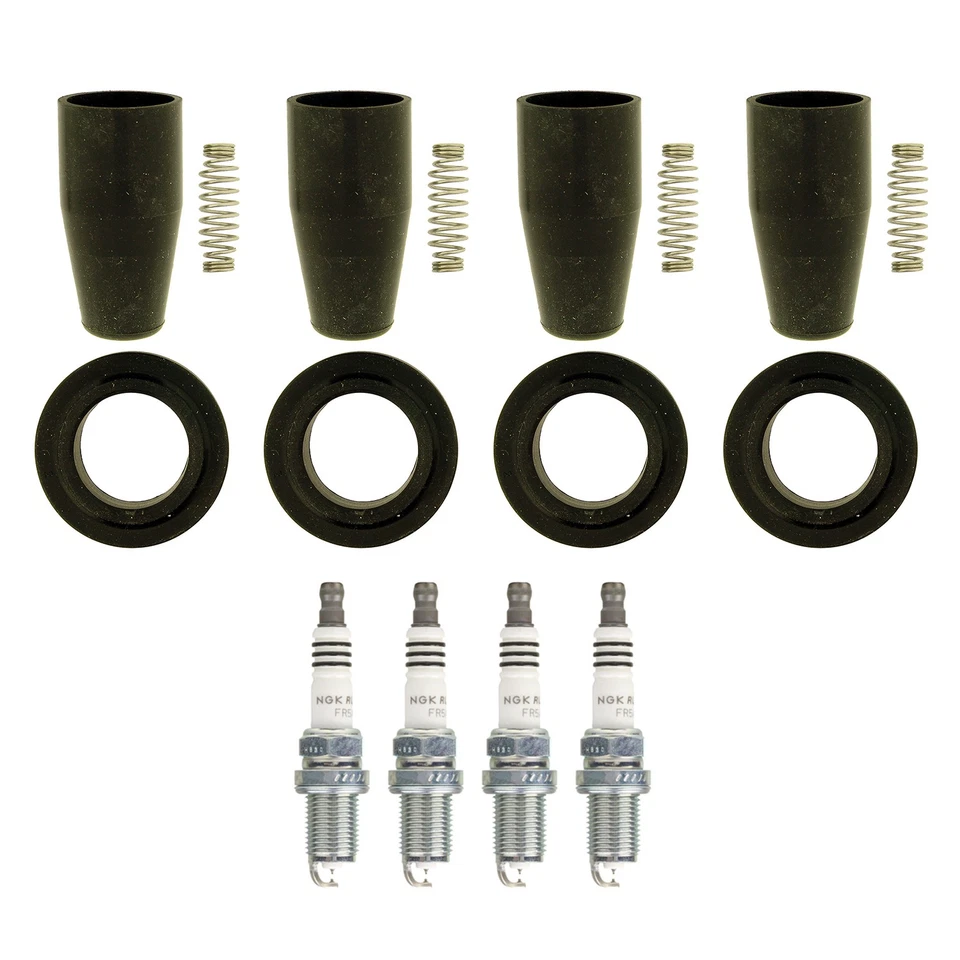 NGK 4 рутений HX H. I. Свечи зажигания 4 катушки ботинки набор для Saturn Astra 2008 L4 - Изображение 1 из 1