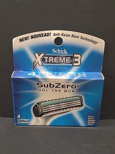 Schick Extreme 3 SubZero 3 Klingen Rasierer Nachfüllpatronen - 4er Pack (1er Pack) - Bild 1 von 2