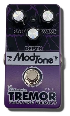 MODTONE MT-HT HARMONIC TREMOR Tremolo Pedal 8968 Tested & Works - Image 1 of 4