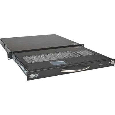Tripp Lite 1U Rackmount Keyboard w KVM Cable Kit for 2-Post or 4-Post Racks - Image 1 of 4