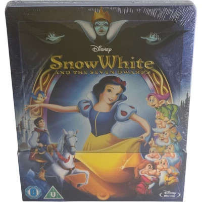 Snow White And the Seven Dwarfs Blu-Ray Steelbook Débossé Disney Zavvi Limit Lib - Image 1 of 4