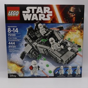Lego Star Wars First Order Snowspeeder 75100 Retired New Sealed Snowtrooper