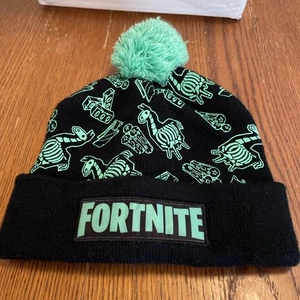 Cappello invernale FORTNITE Snow Beanie taglia unica nero bagliore al buio C2 - Foto 1 di 7