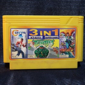 Ninja Gaiden 3IN1 Famiclone Pegasus cartridge 8bit Famicom 60pin Nes Game 90s