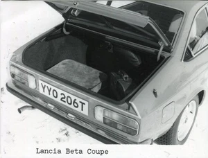 Lancia Beta Coupe original offizielles Pressefoto UK Markt - Bild 1 von 1