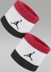 NWT Nike Jordan Jumpman Terry Wristbands (2) Sweat Bands - Picture 1 of 1