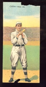 1911 T201 Mekka Doppelordner Basiskarte HOFERS Eddie Collins & Home Run Baker - Bild 1 von 2
