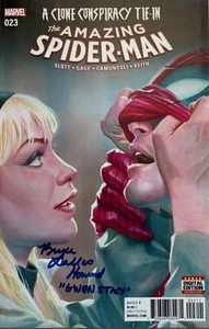 Spiderman Bryce Dallas Howard Firmado Gwen Stacy - Cómic GENUINO - Imagen 1 de 2