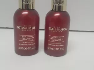 2 Baylis & Harding MIDNIGHT FIG & POMEGRANATE Luxury Shower Creme 3.4 oz New - Picture 1 of 1