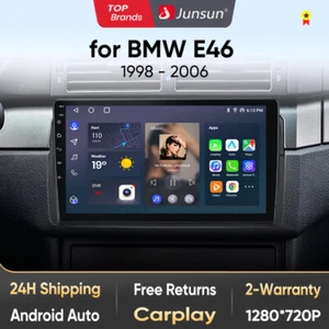 Radio Coche 9" Android 13 GPS Navi BT WIFI FM 1+32GB DAB+ USB FM Para BMW Serie 3 E46 - Imagen 1 de 12