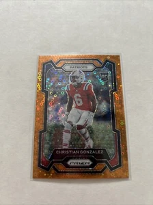 Panini Prizm Rookies Orange Prizm #369 2023 Christian Gonzalez (RC) - Imagen 1 de 2