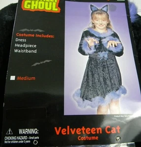 VELVETEEN CAT Girls Halloween Costume Medium 8-10 - Picture 1 of 2
