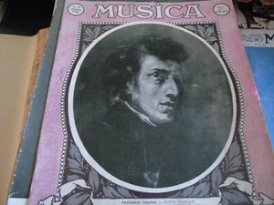 Musica n°70 1908 spécial Chopin georges sand delacroix - Picture 1 of 1