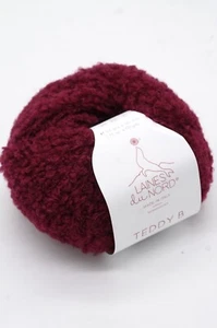 Boucle yarn Teddy yarn Laines du Nord Teddy B, Alpaca wool knitting yarn, 50 g - Picture 1 of 38