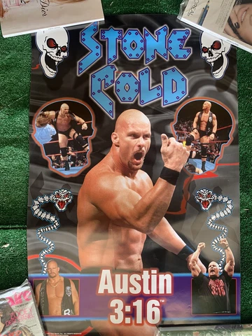 WWF Wrestling WWE- Stone Cold Steve Austin 3:16 Poster 24X36 (New/Sealed) Cover