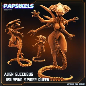 Alien Succubus Usurping Queen | Papsikels | | RPG D&D Wargaming Mini Impreso en 3D - Imagen 1 de 1