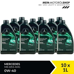 Mercedes Benz AMG Original Motoröl 0W-40 229.5 10x1 Liter = 10 Liter - Bild 1 von 6