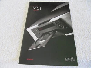Mark Levinson 51 Media Player Brochure    Rare - Picture 1 of 4